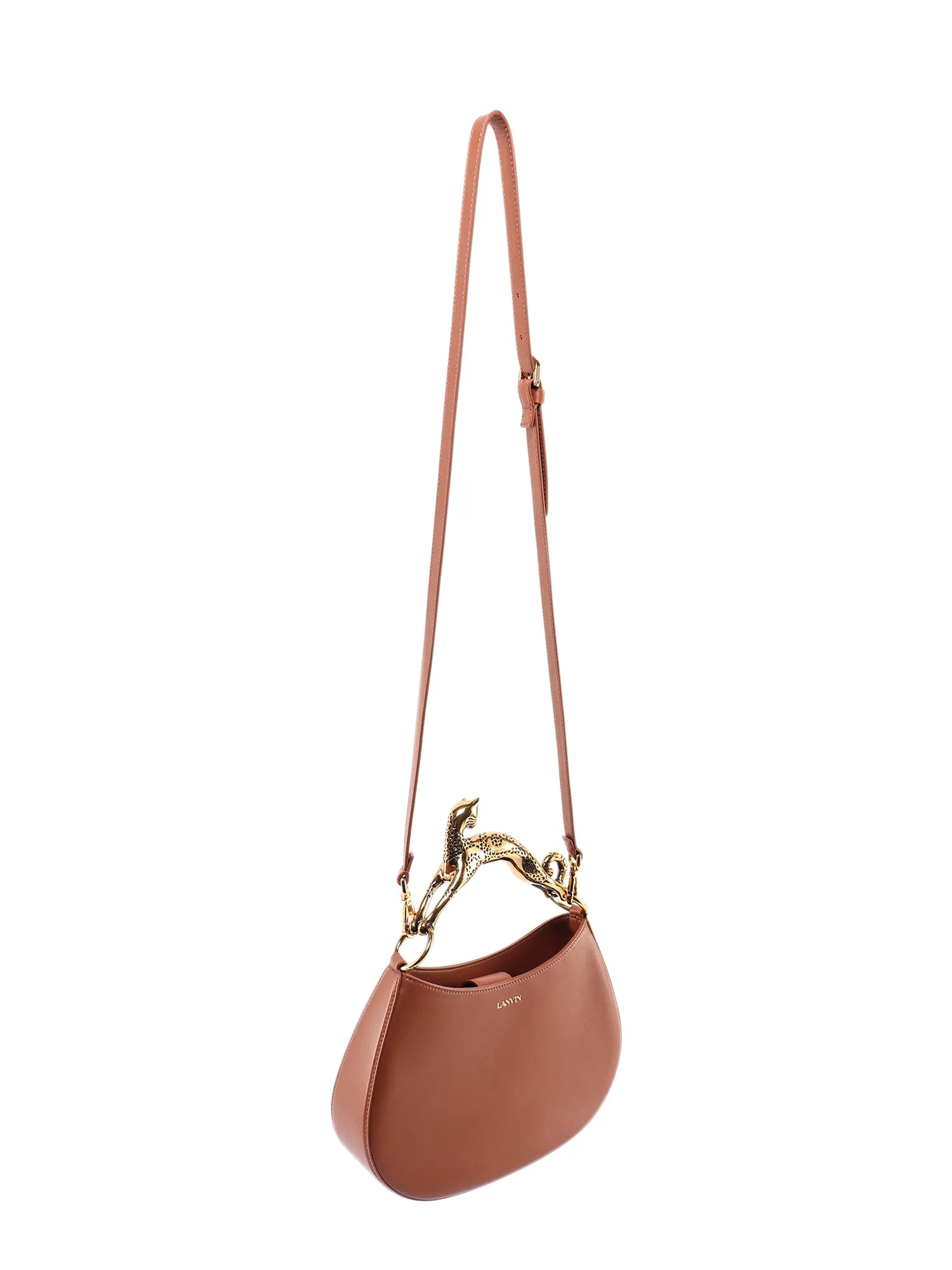 Lanvin Cat Embellished-Handle Top Handle Bag