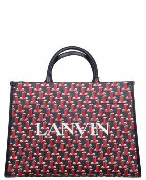 Lanvin Monogram Print Tote Bag