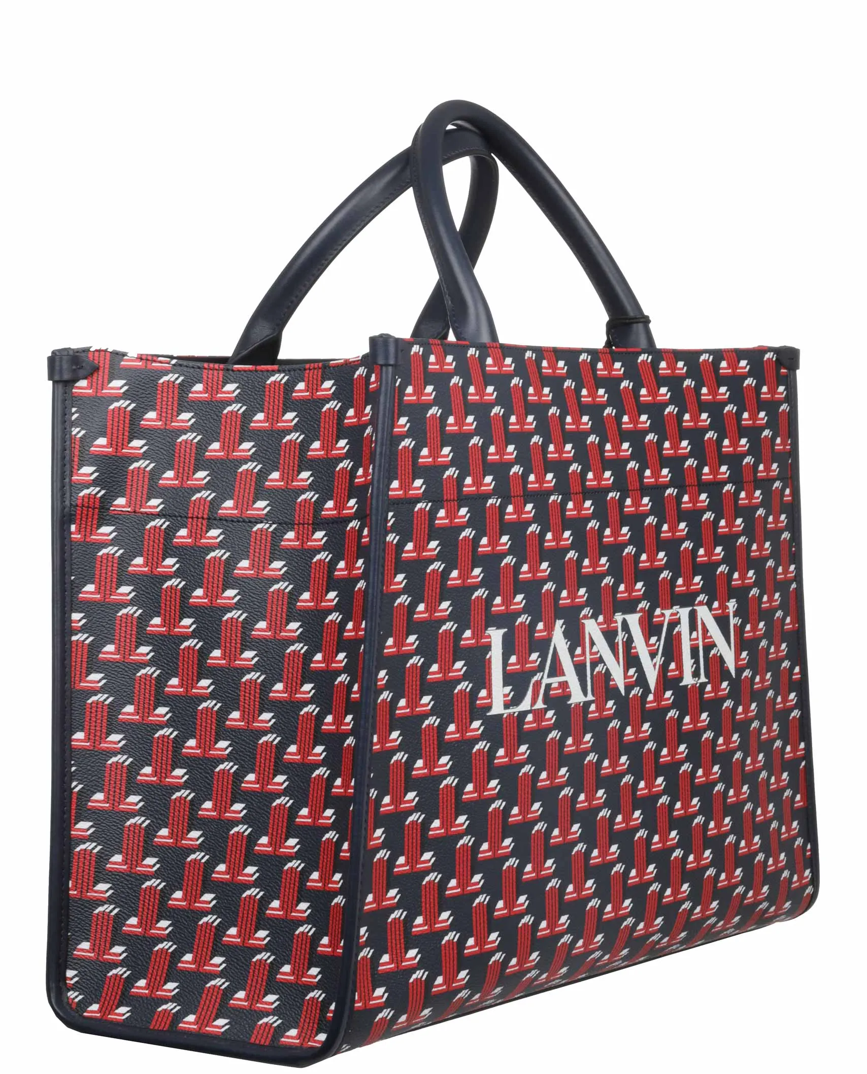 Lanvin Monogram Print Tote Bag