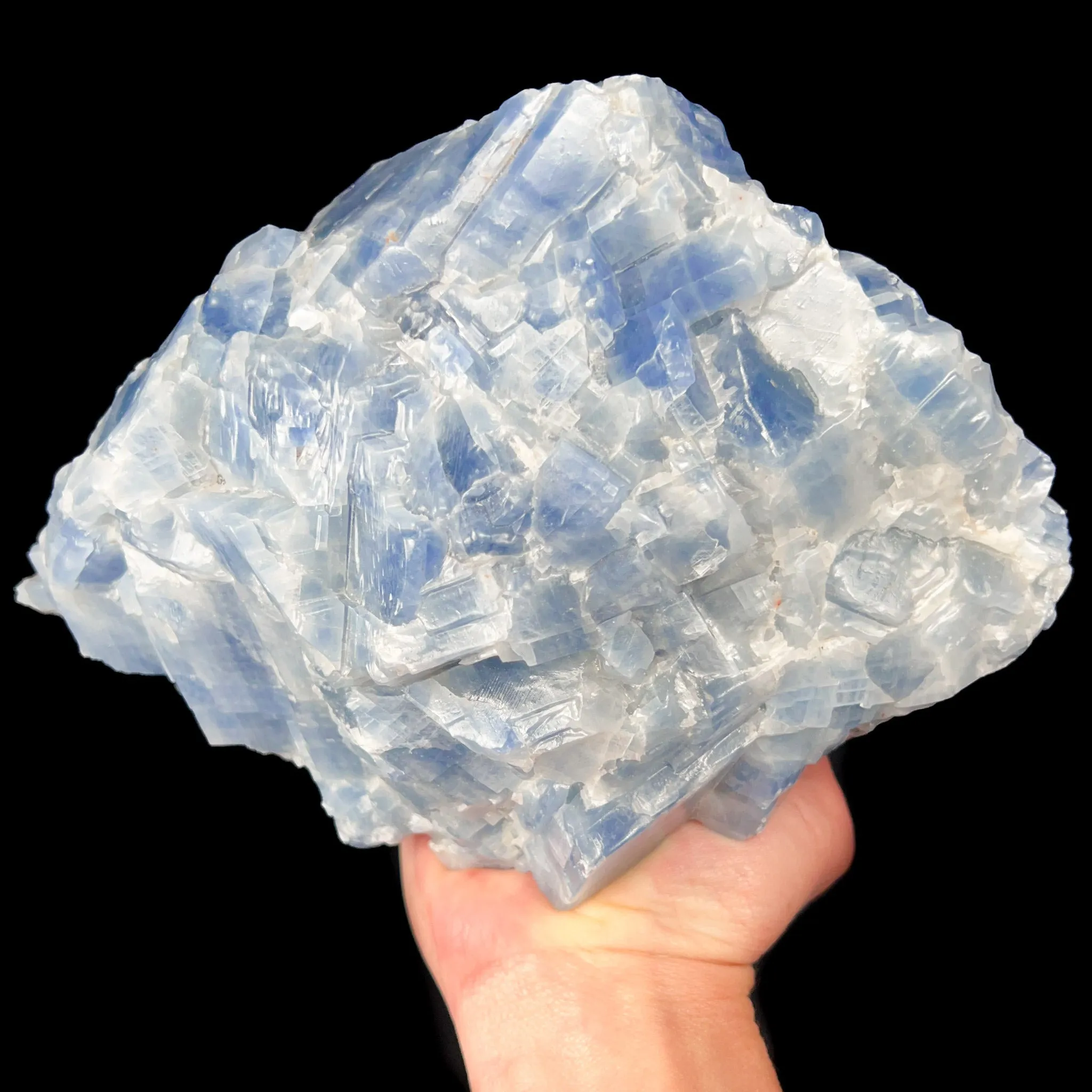 Large Blue Calcite