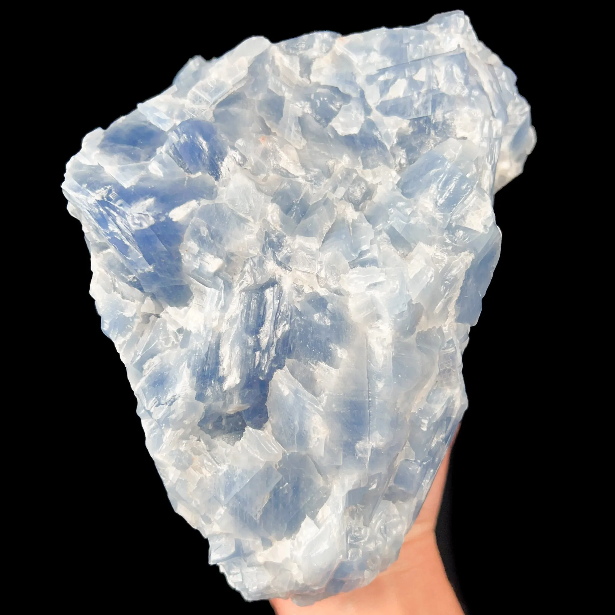 Large Blue Calcite