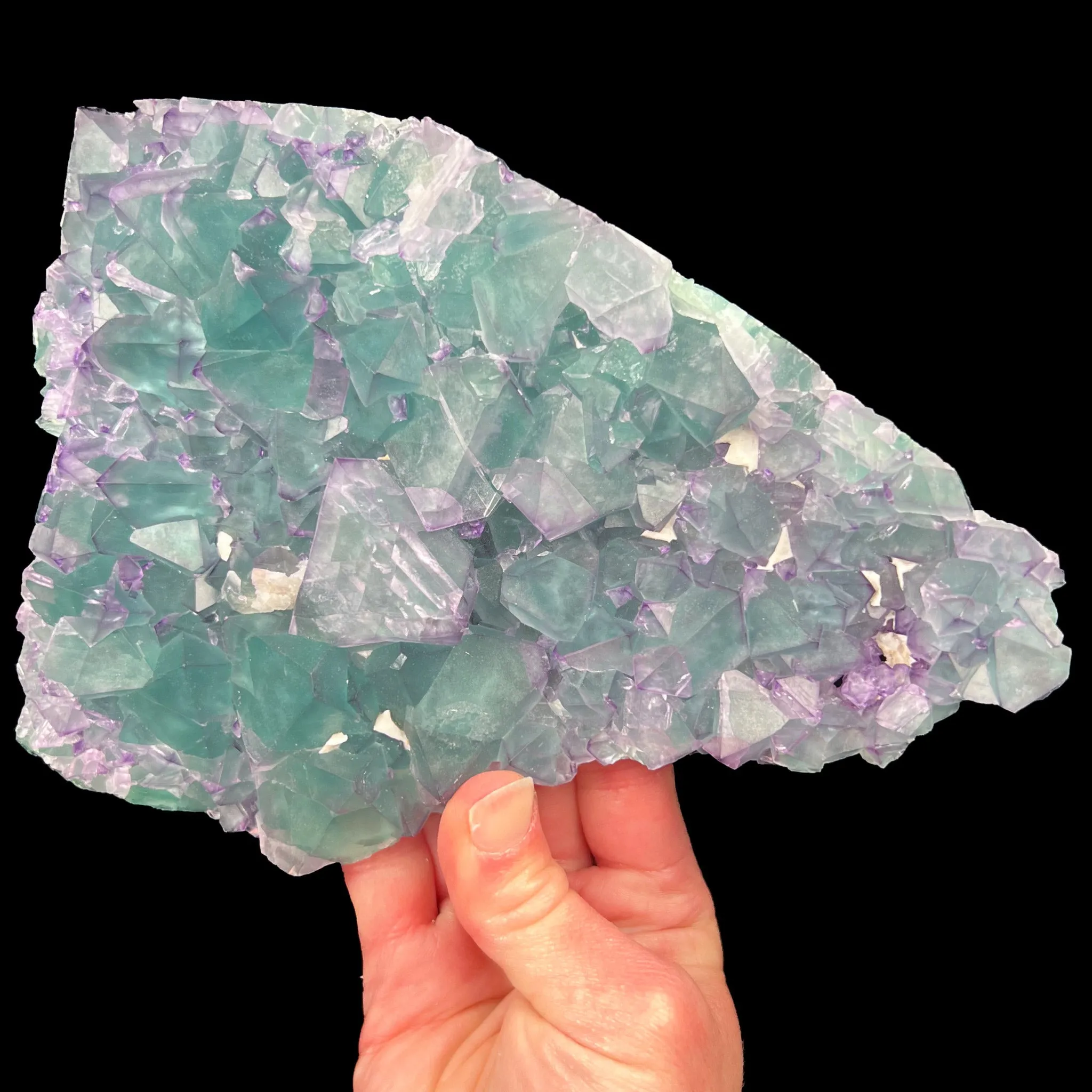 Large Fluorite Octahedron Plate