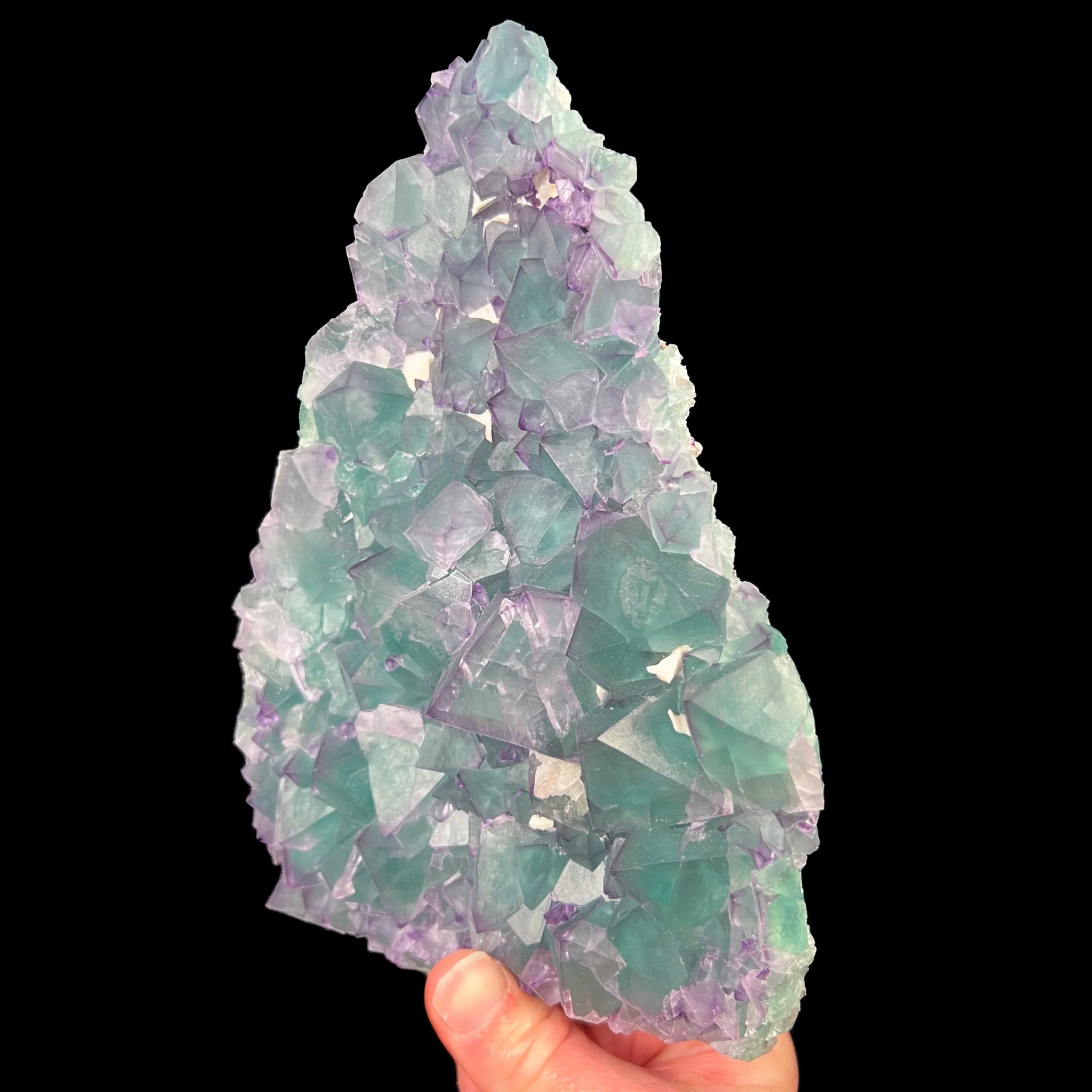 Large Fluorite Octahedron Plate