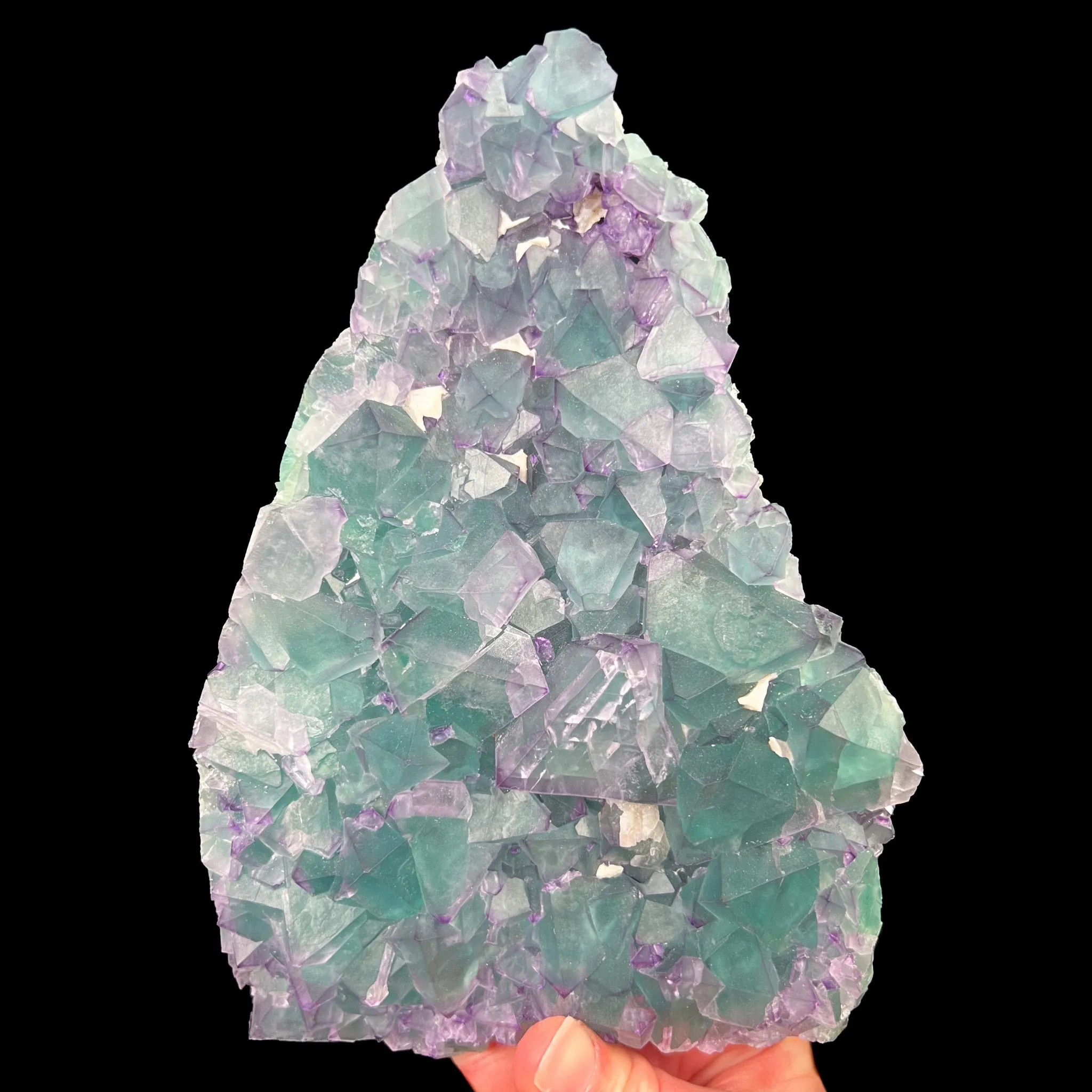 Large Fluorite Octahedron Plate