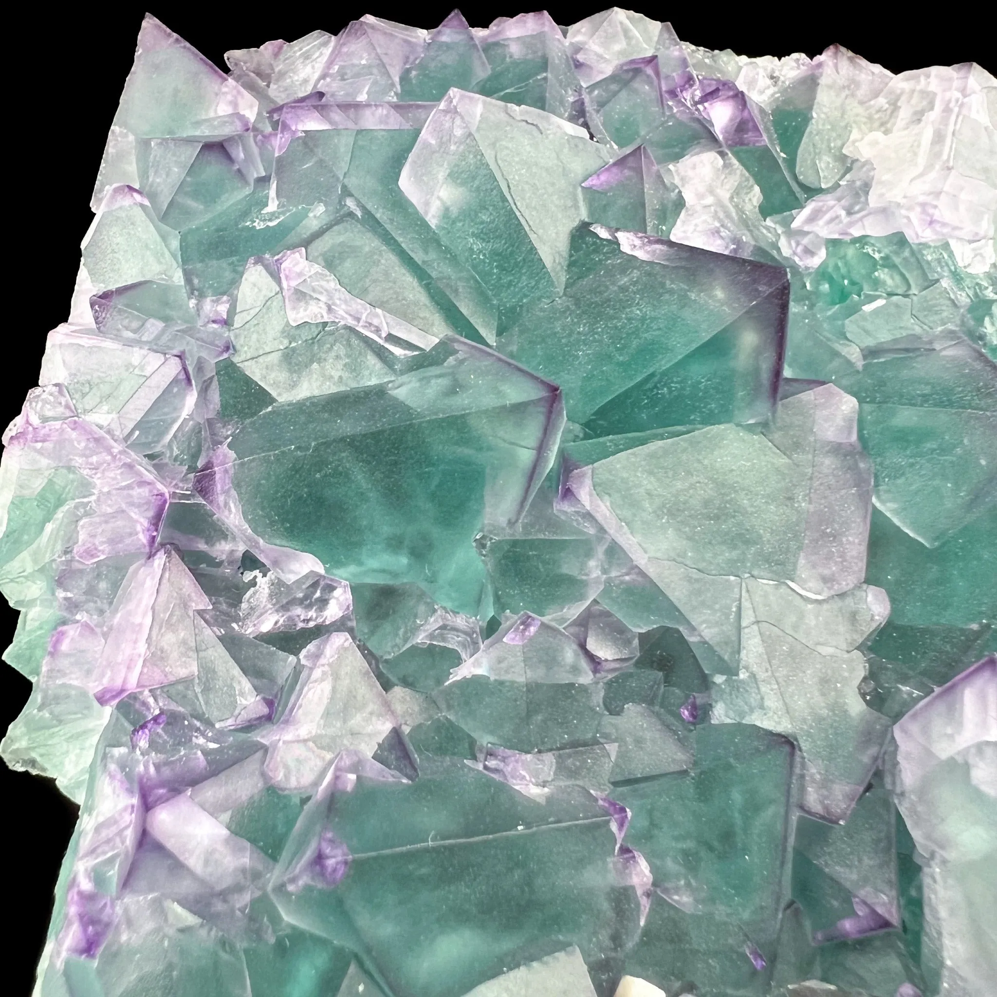 Large Fluorite Octahedron Plate