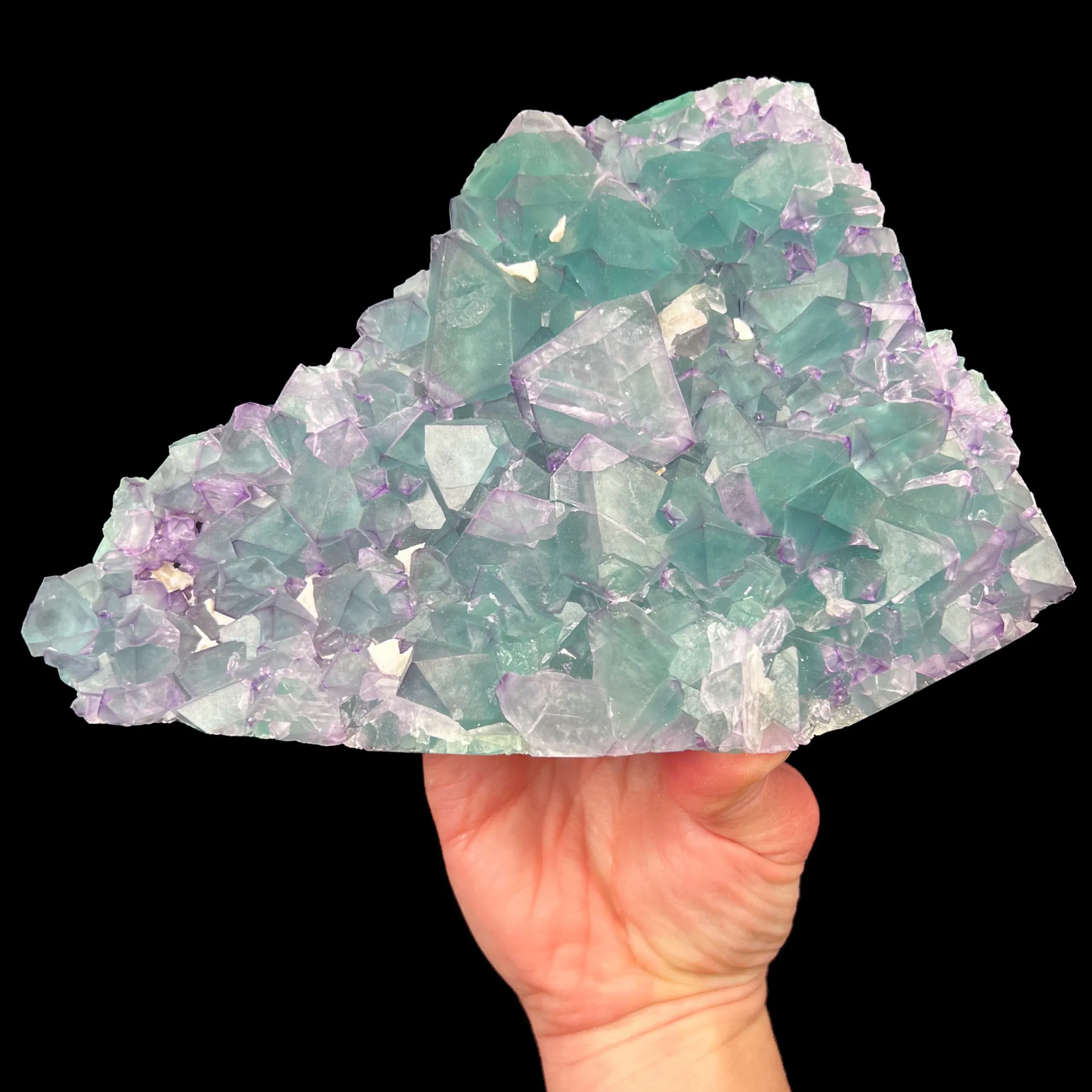 Large Fluorite Octahedron Plate