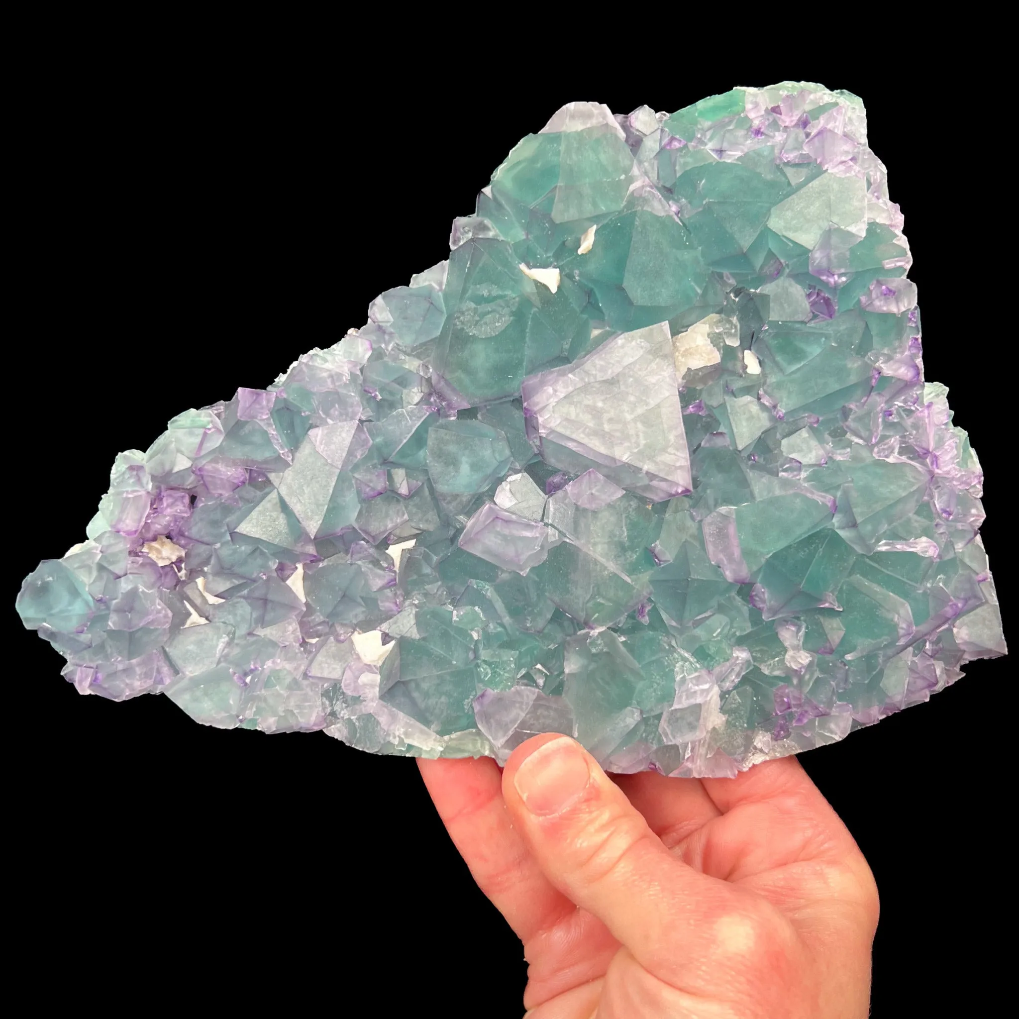 Large Fluorite Octahedron Plate