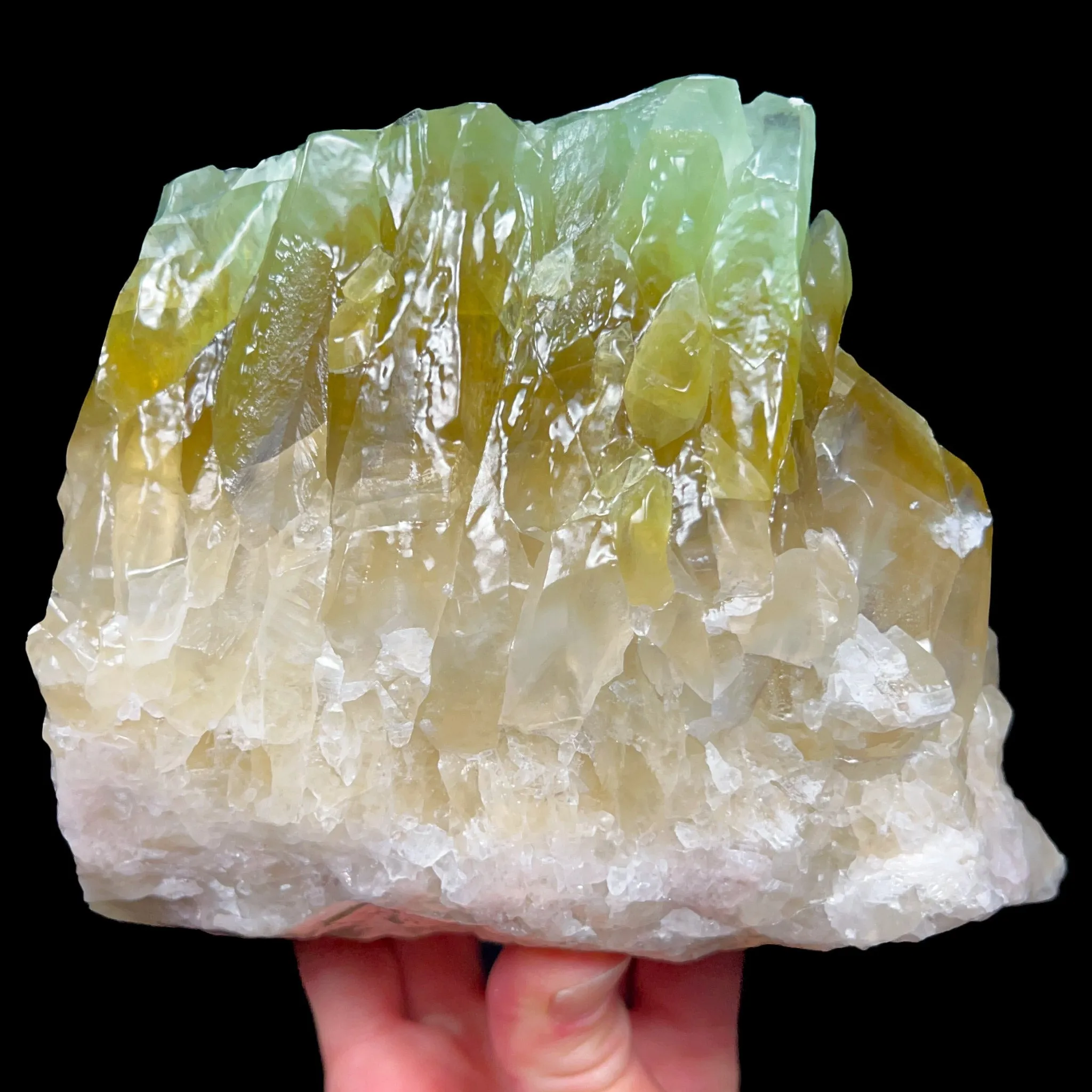 Large Green Calcite