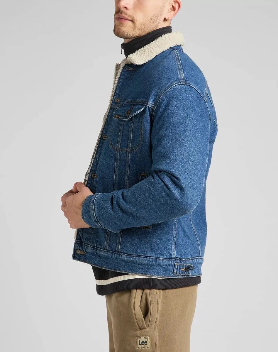 Lee Sherpa Denim Jacket Azure