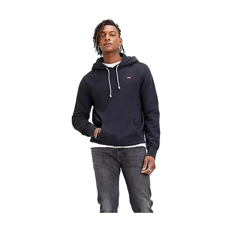 Levi's 34581 HOUSEMARK Hoodie Men's Nw Original Felpa Uomo in Cotone Con Cappuccio Mineral Black