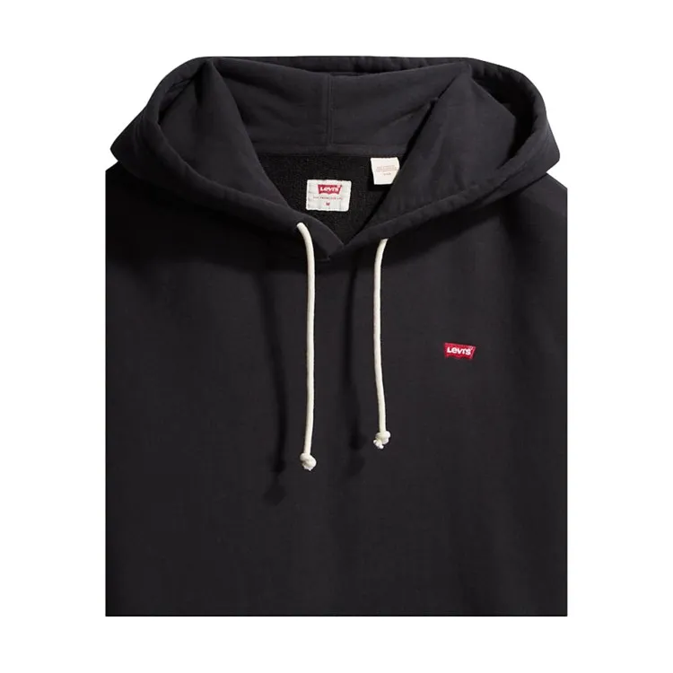 Levi's 34581 HOUSEMARK Hoodie Men's Nw Original Felpa Uomo in Cotone Con Cappuccio Mineral Black