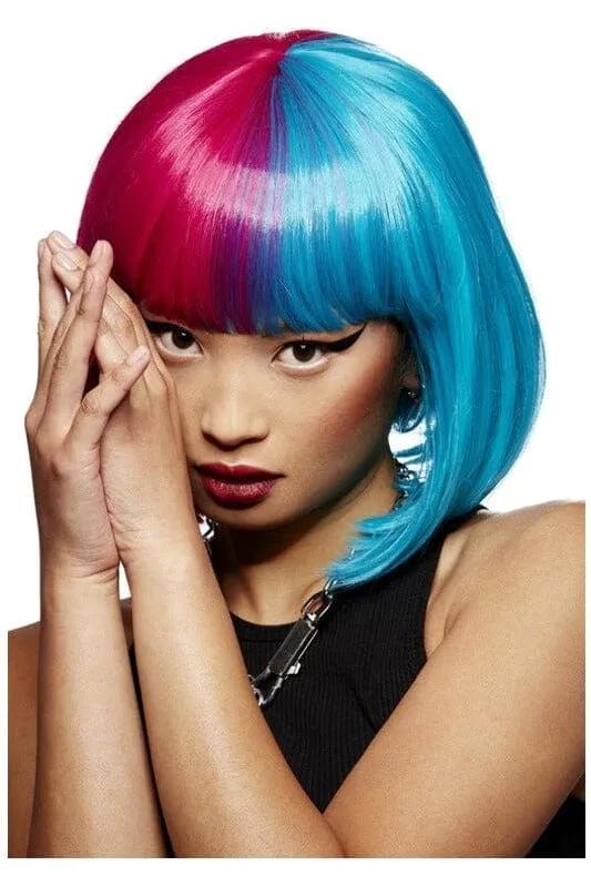 Manic Panic Blue Valentine Glam Doll Wig