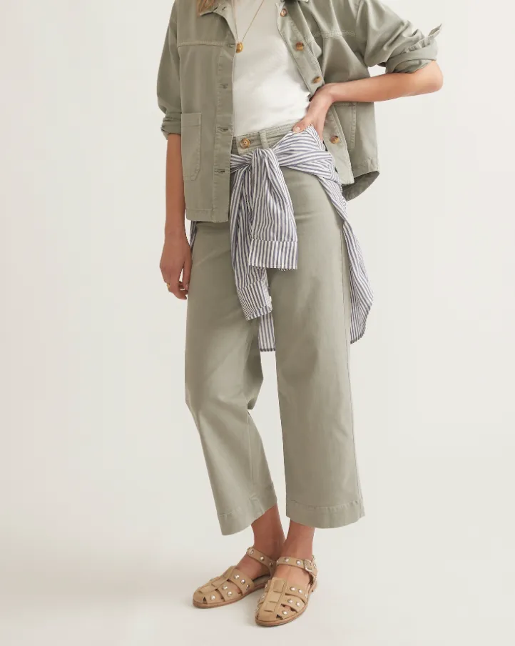 MARINE LAYER BRIDGET WIDE LEG CROP