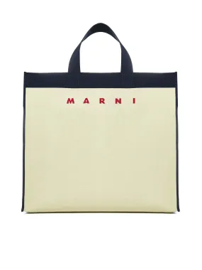 Marni Logo Jacquard Tote Bag