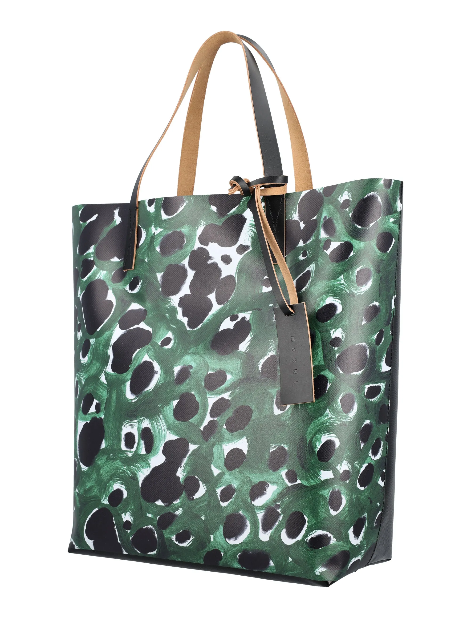 Marni Reversible Graphic Printed Shopping Bag