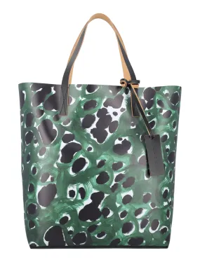 Marni Reversible Graphic Printed Shopping Bag