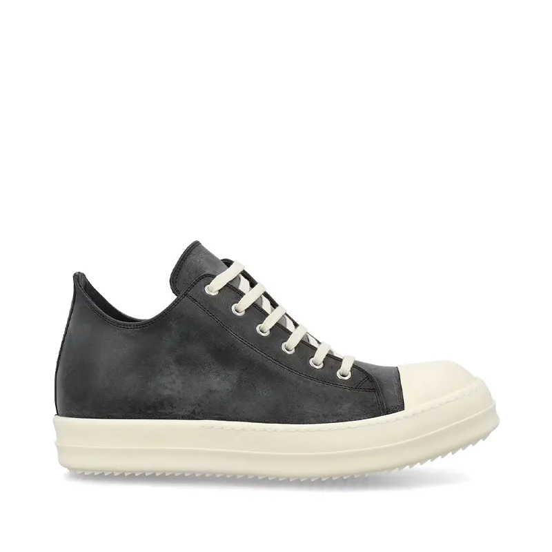 Men’s All-Season Canvas Shoes, Black Low-Top 