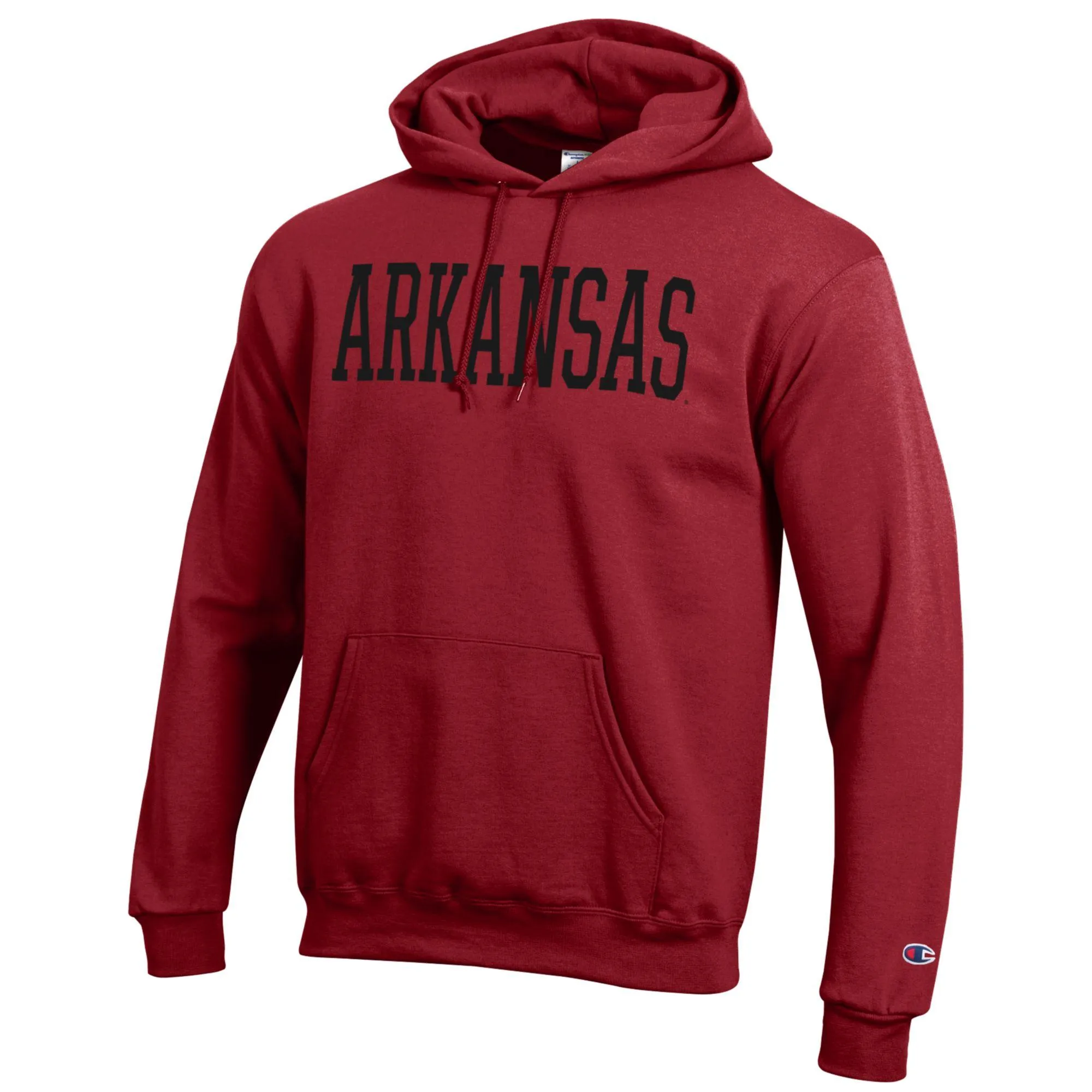 Men's Champion Cardinal Arkansas Razorbacks Eco Powerblend Pullover Hoodie