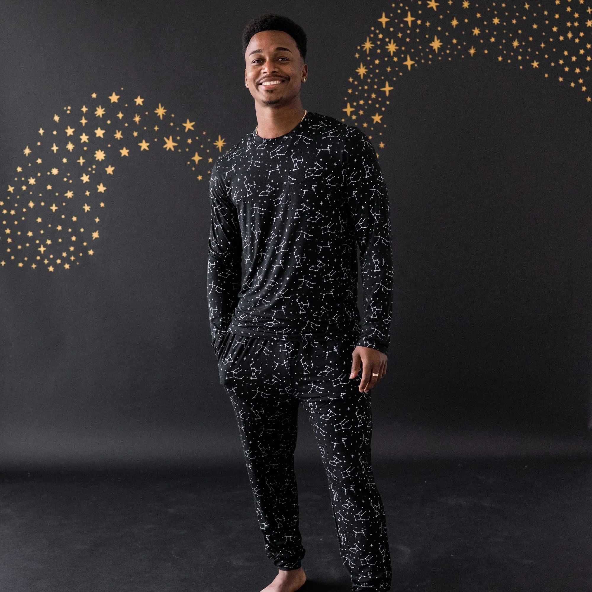 Men's Jogger Set in Midnight Constellation