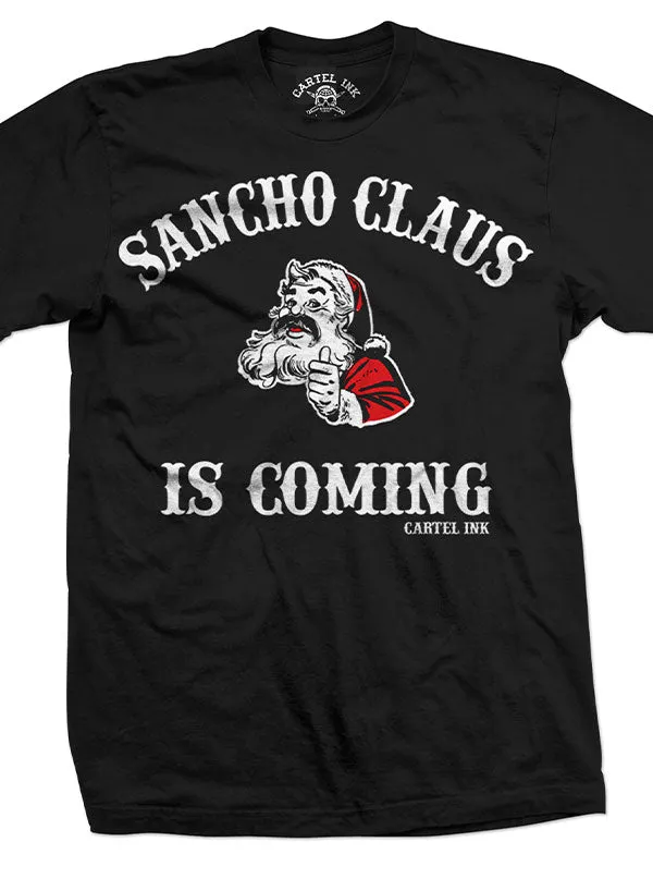 Men's Sancho Claus Is Coming Tee