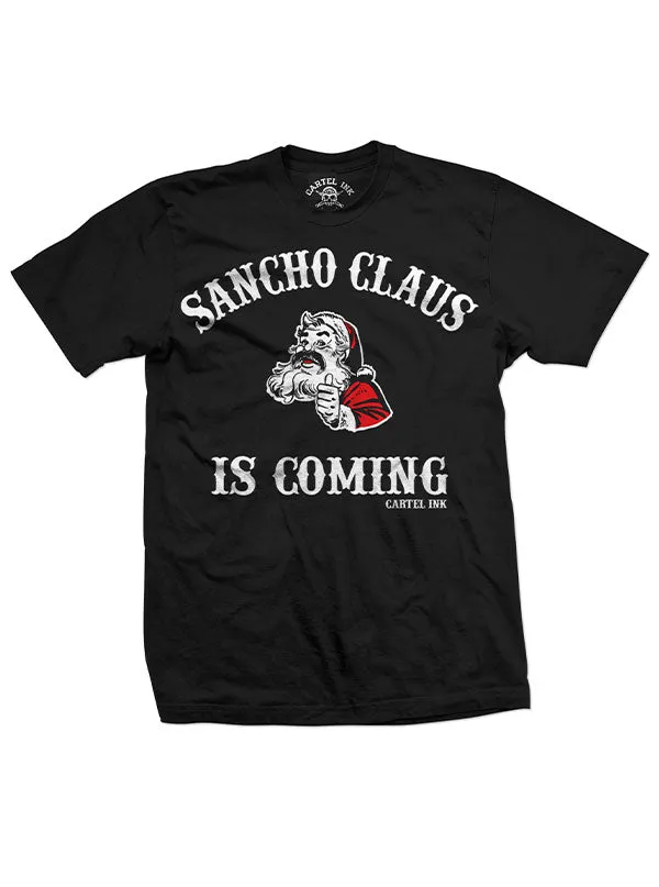 Men's Sancho Claus Is Coming Tee