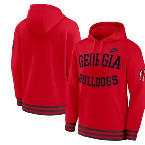 Men's Nike Red Georgia Bulldogs Legacy Retro Pullover Hoodie