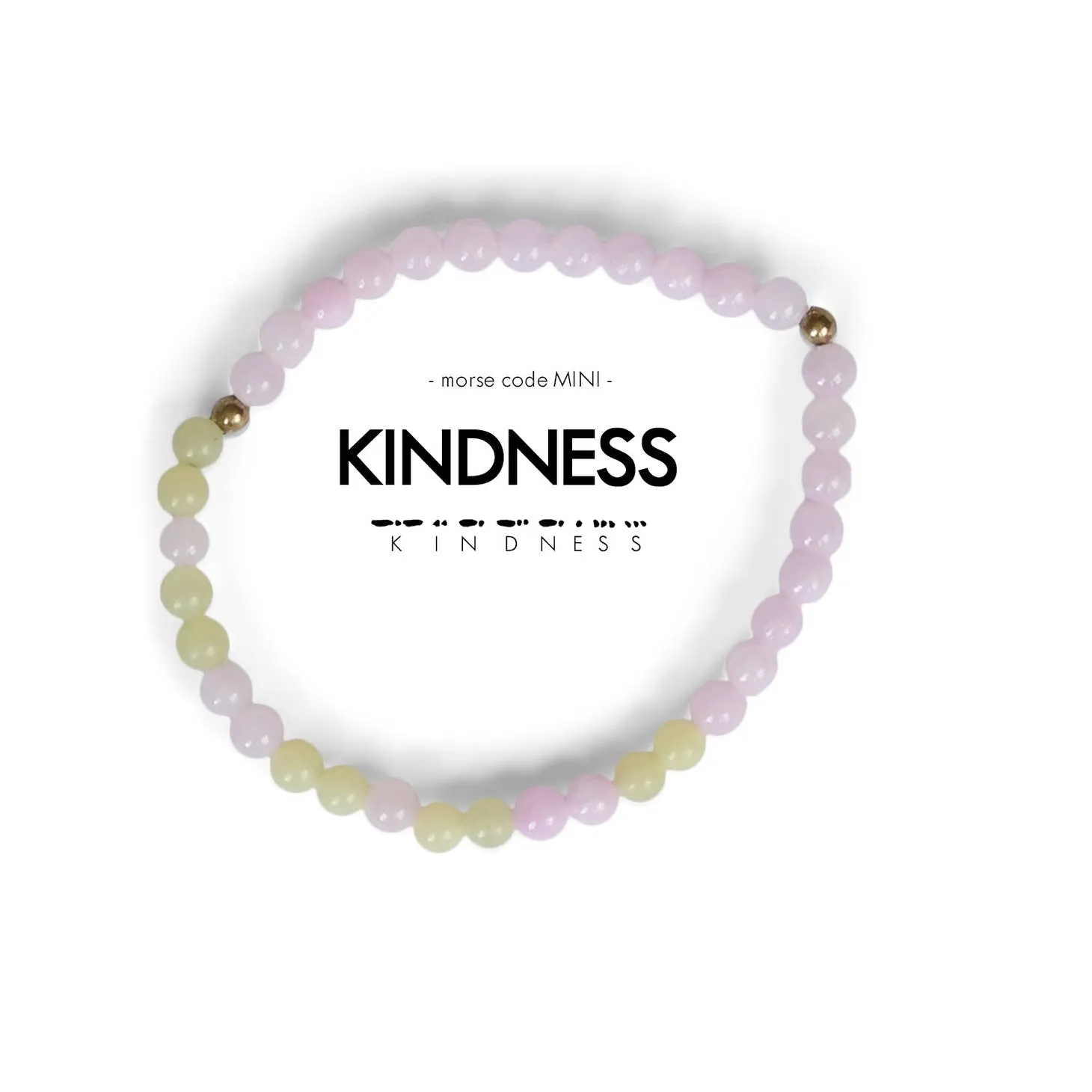 Mini Morse Code Bracelet - Kindness