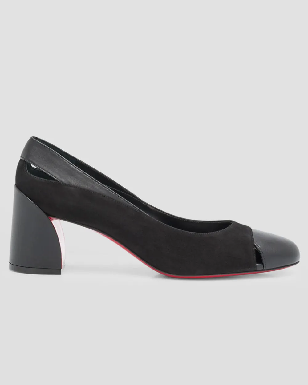 Miss Duvette 55 Block Heel in Black