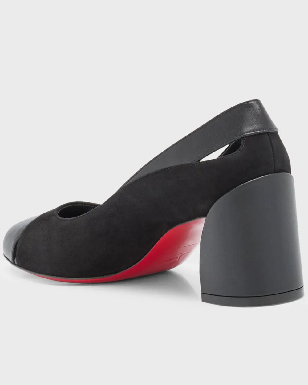 Miss Duvette 55 Block Heel in Black