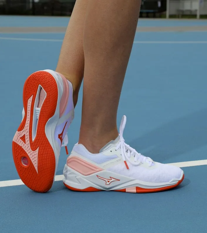 mizuno wave stealth neo netball womens netball shoes