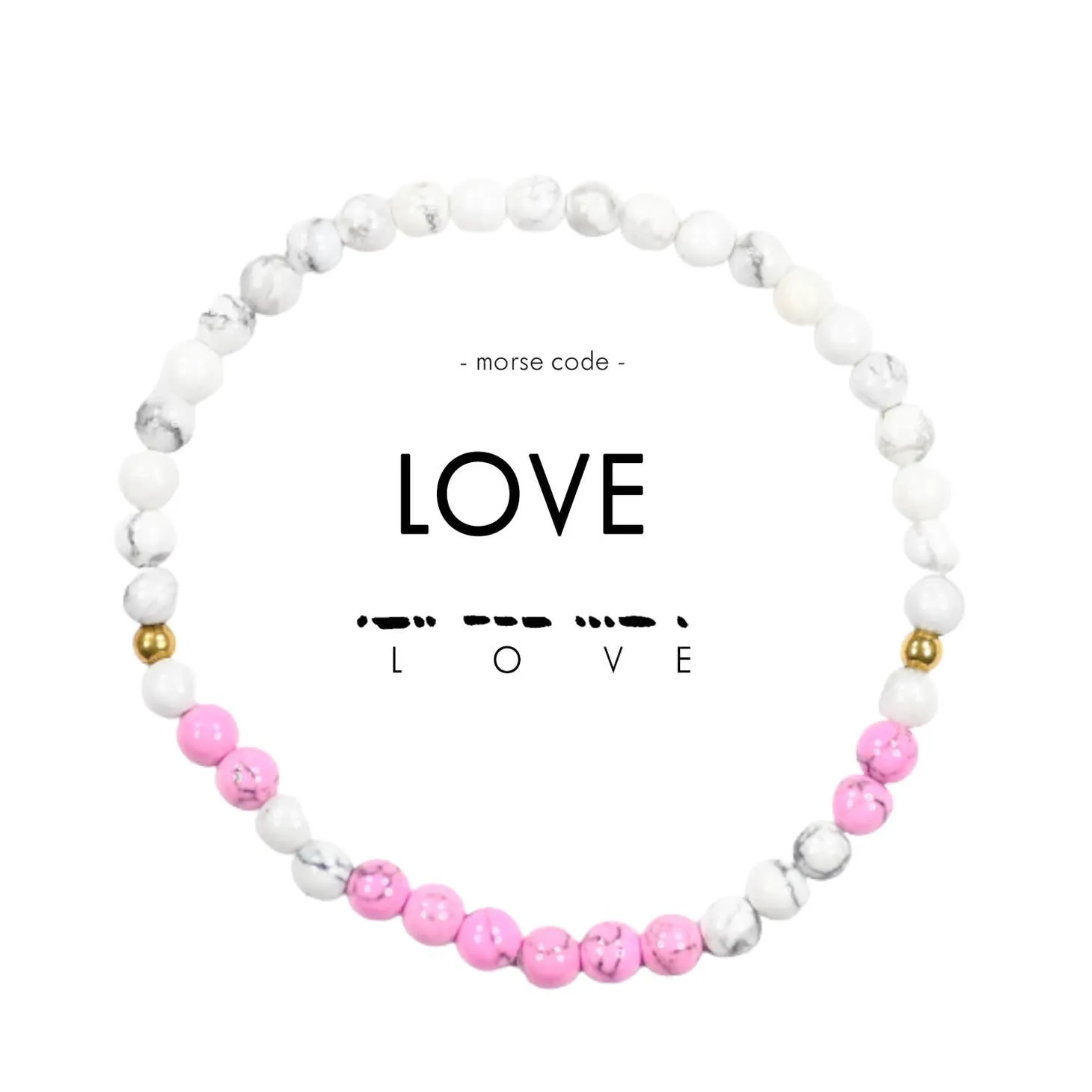 Morse Code Bracelet - Love