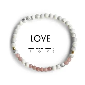 Morse Code Bracelet - Love