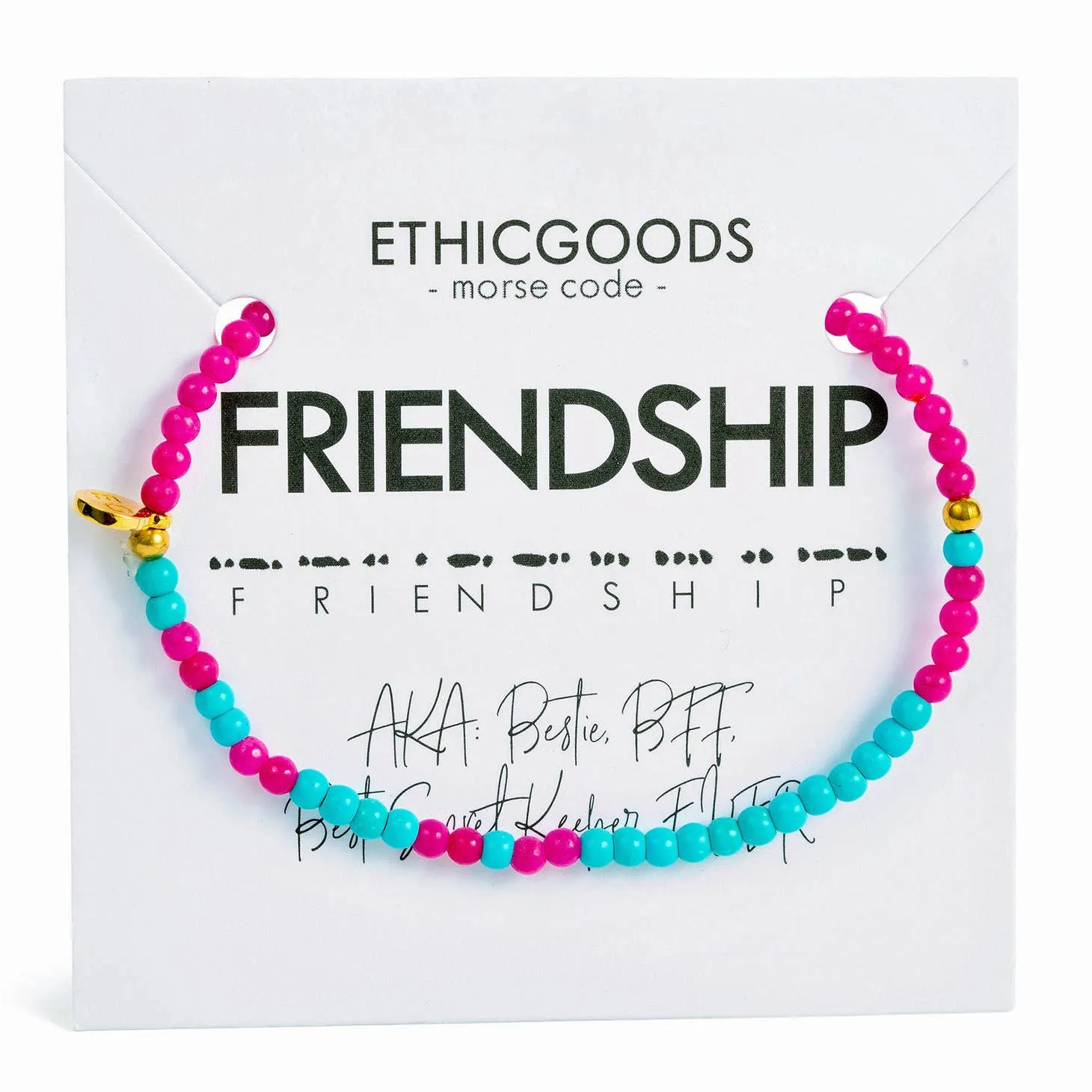 Morse Code Delicate Bracelet - Friendship