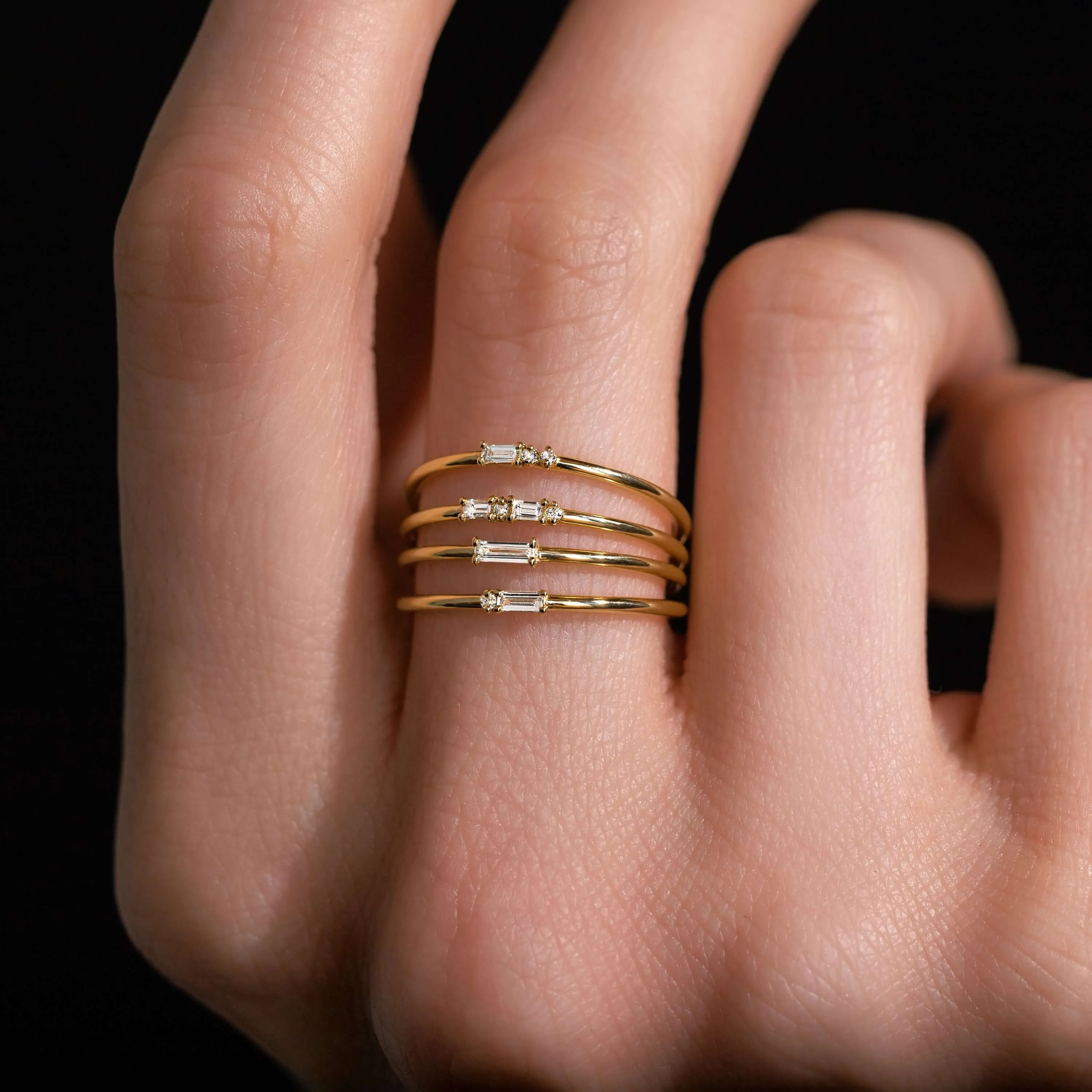 Morse Code Rings: Initials