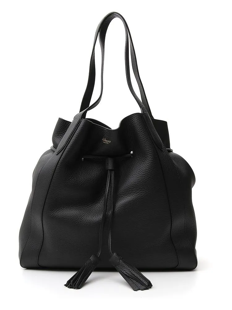 Mulberry Millie Drawstring Tassel Detail Tote Bag