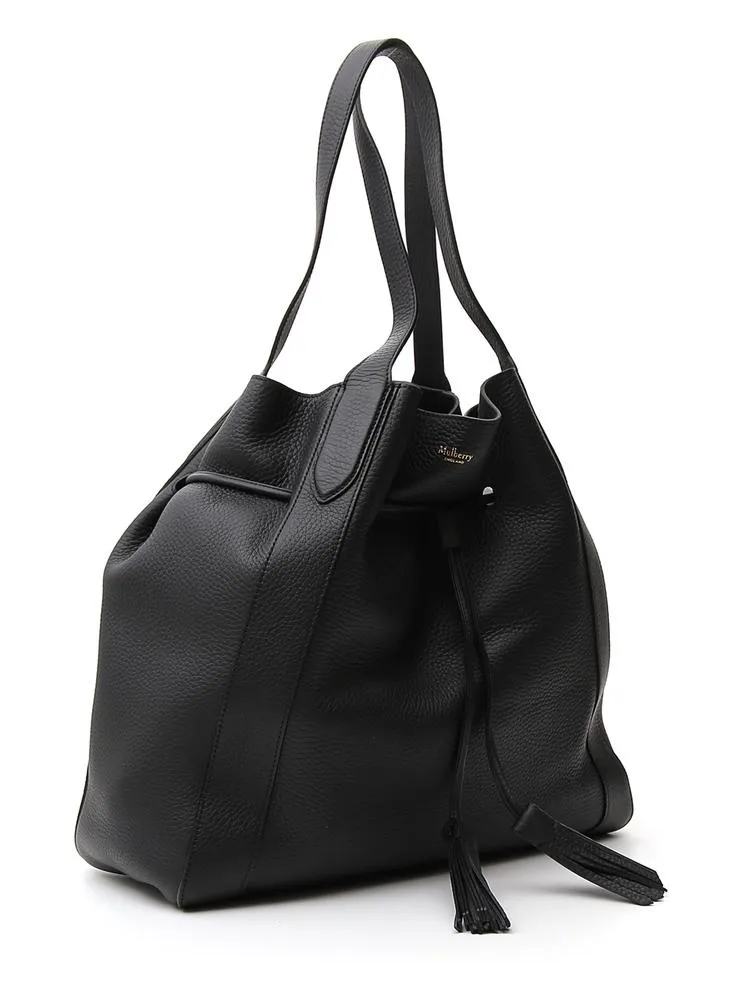 Mulberry Millie Drawstring Tassel Detail Tote Bag