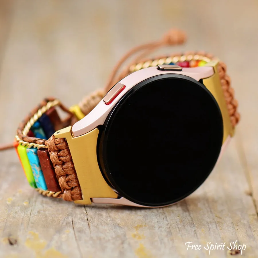 Natural Chakra Jasper Samsung Galaxy Watch Band