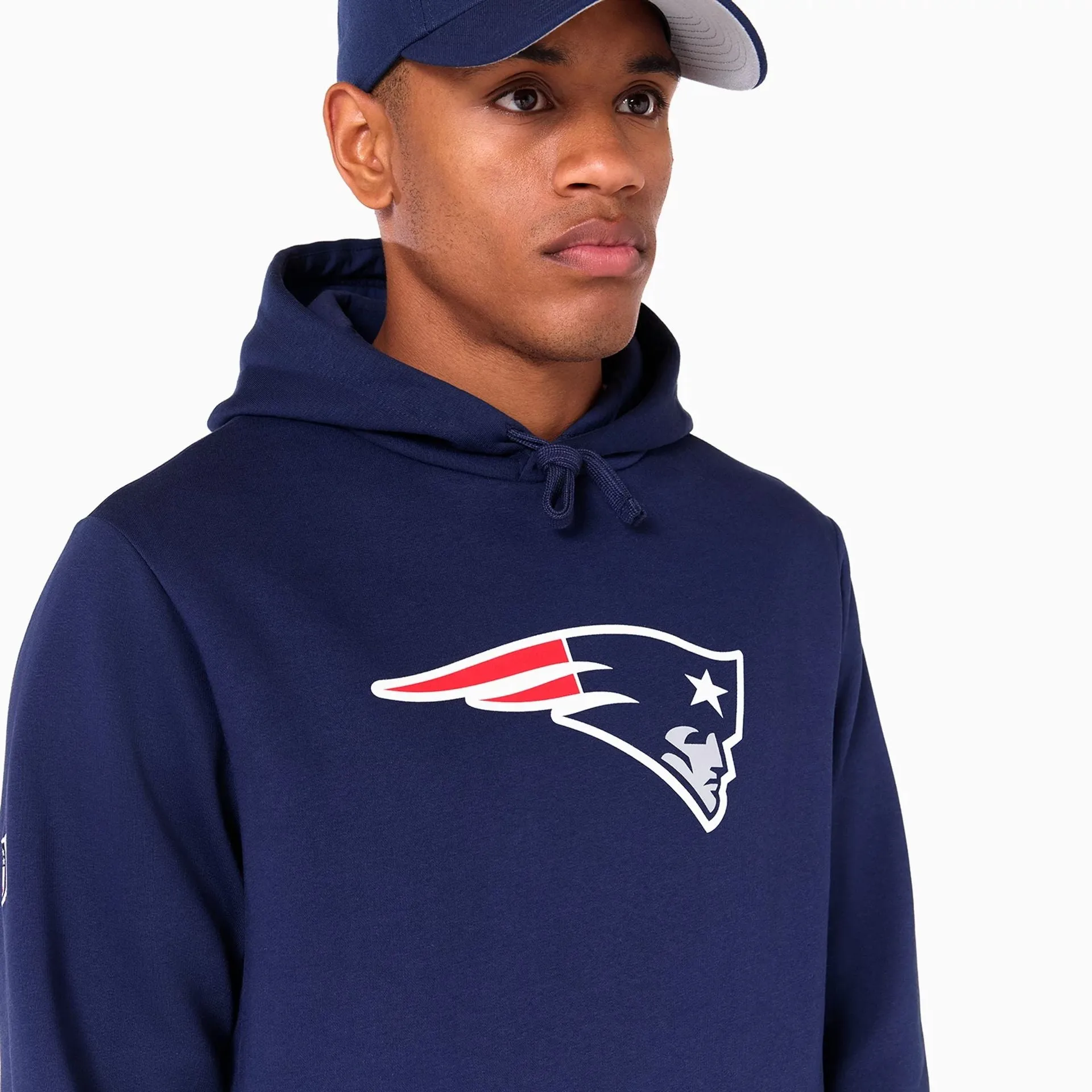 New England Patriots NFL Navy Pullover Hoodie