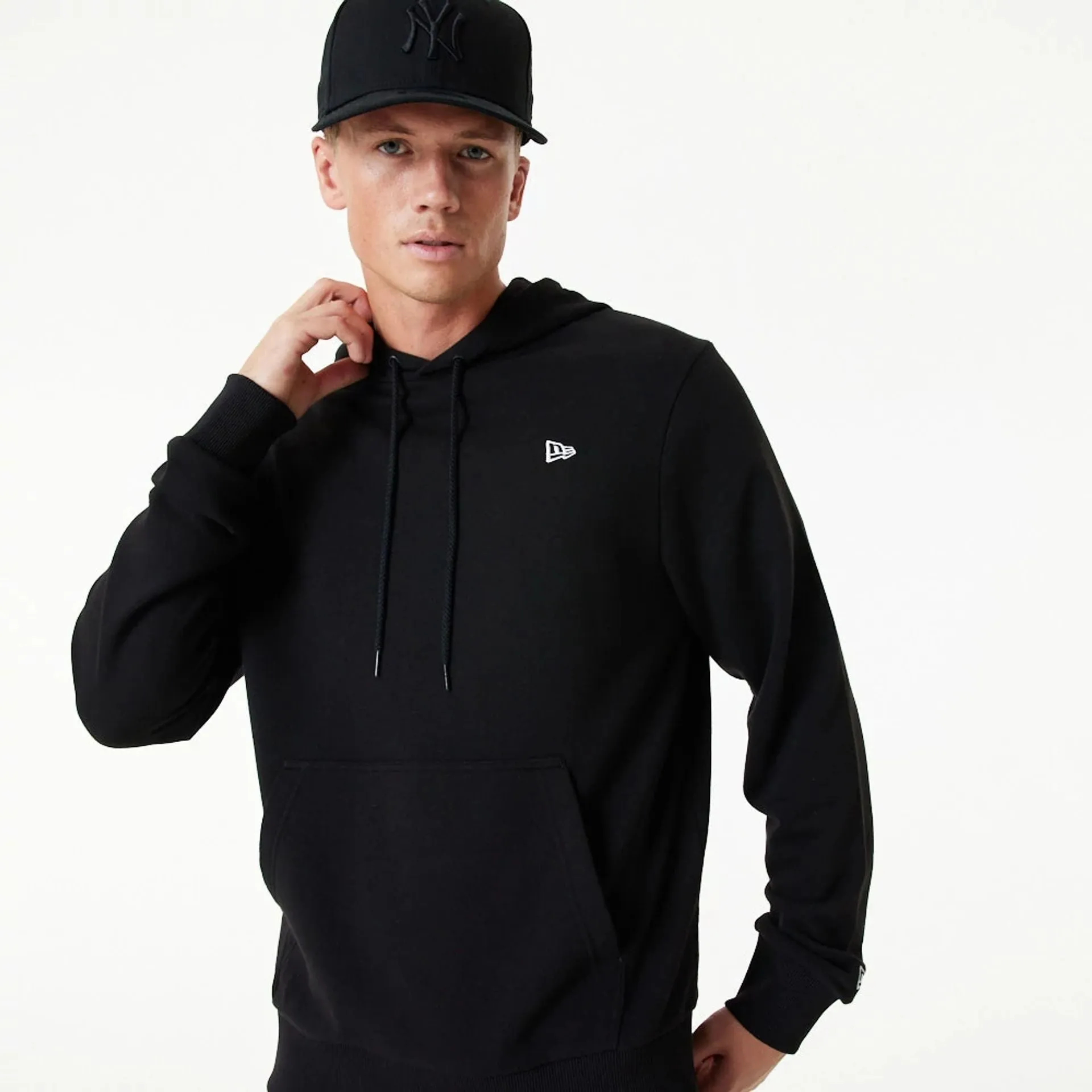 New Era Essential Black Pullover Hoodie