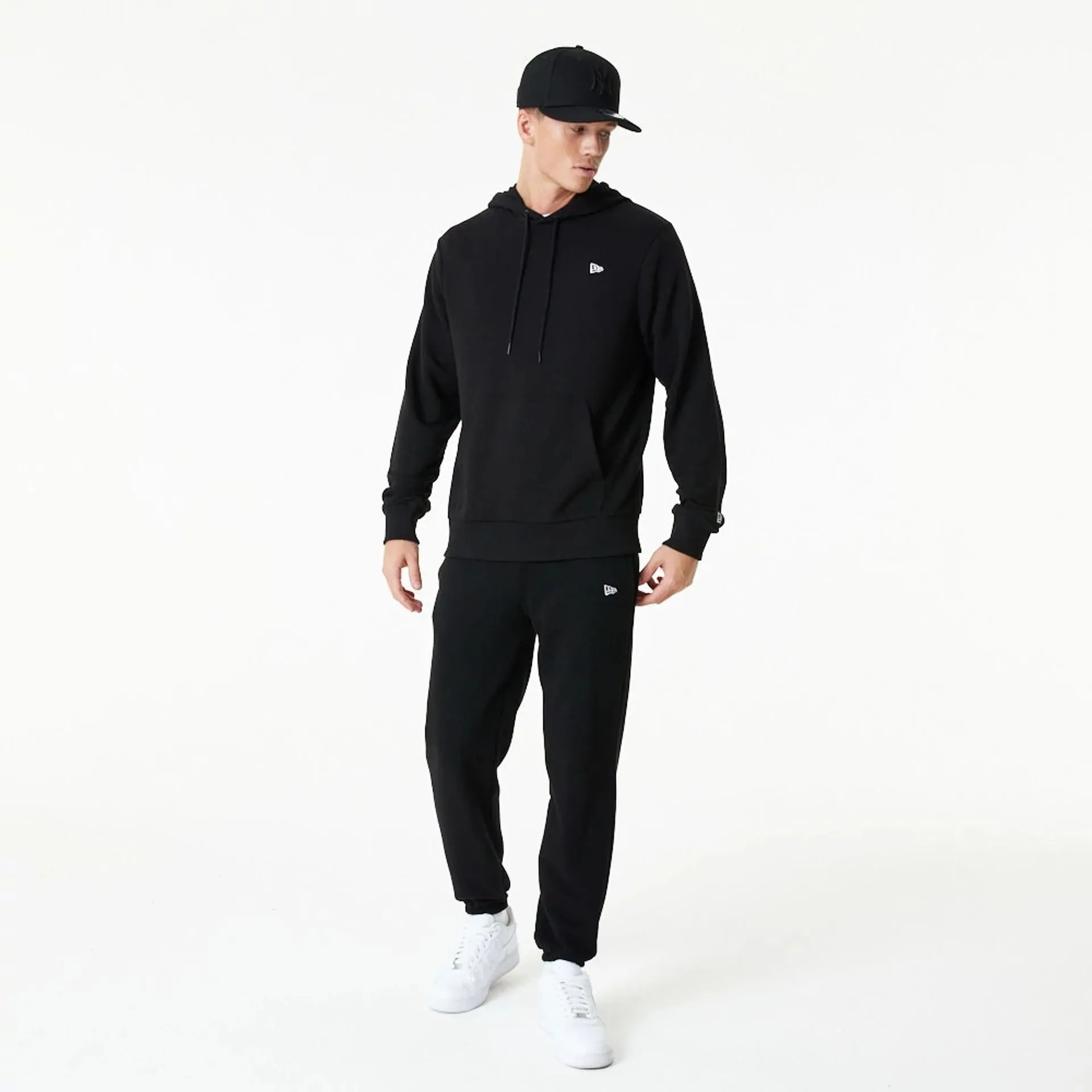 New Era Essential Black Pullover Hoodie