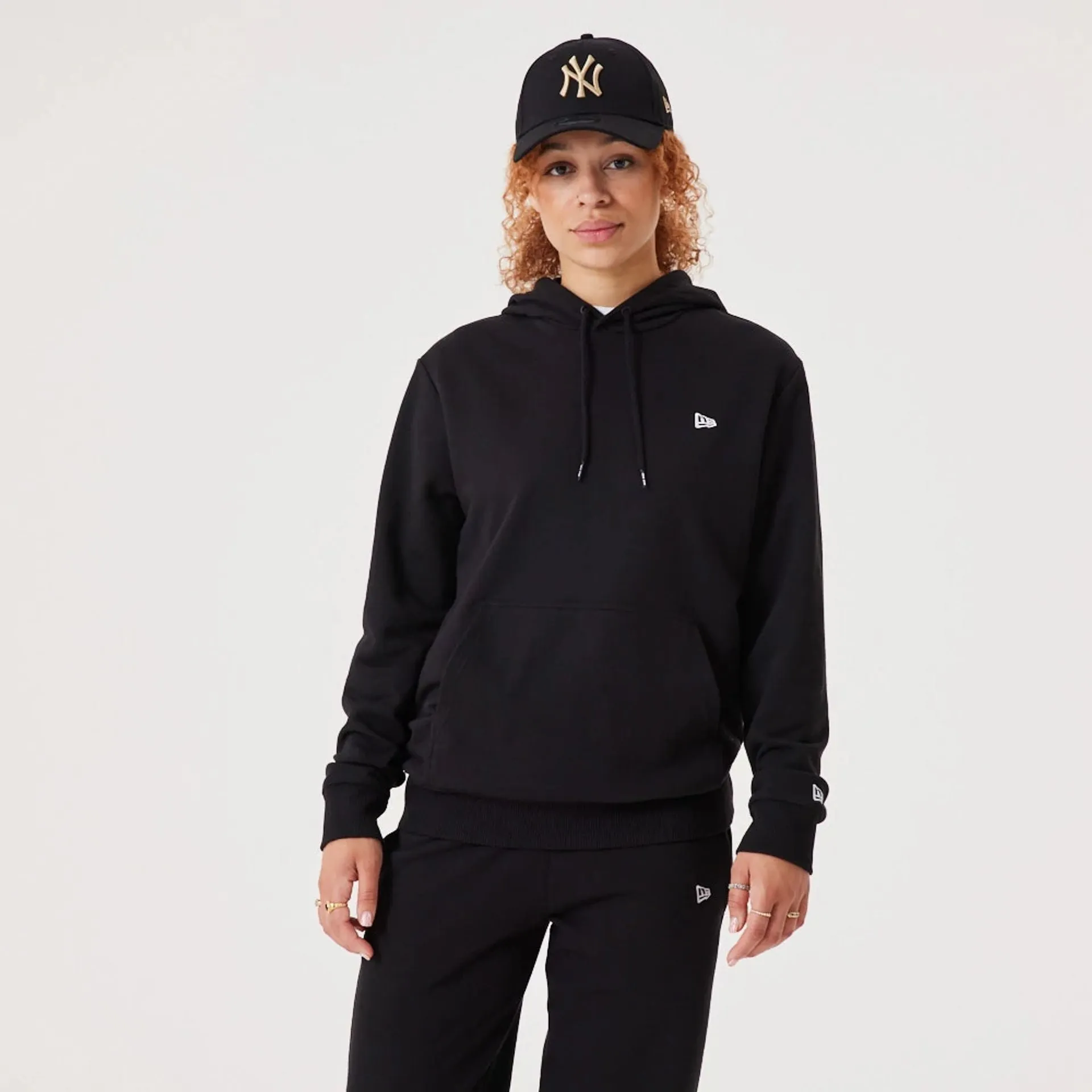 New Era Essential Black Pullover Hoodie