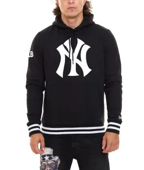 NEW ERA MLB BOLD LOGO Po Herren Baumwoll-Pullover Hoodie Kapuzen-Pullover 12653596 Schwarz