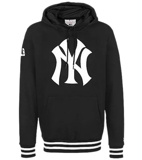 NEW ERA MLB BOLD LOGO Po Herren Baumwoll-Pullover Hoodie Kapuzen-Pullover 12653596 Schwarz