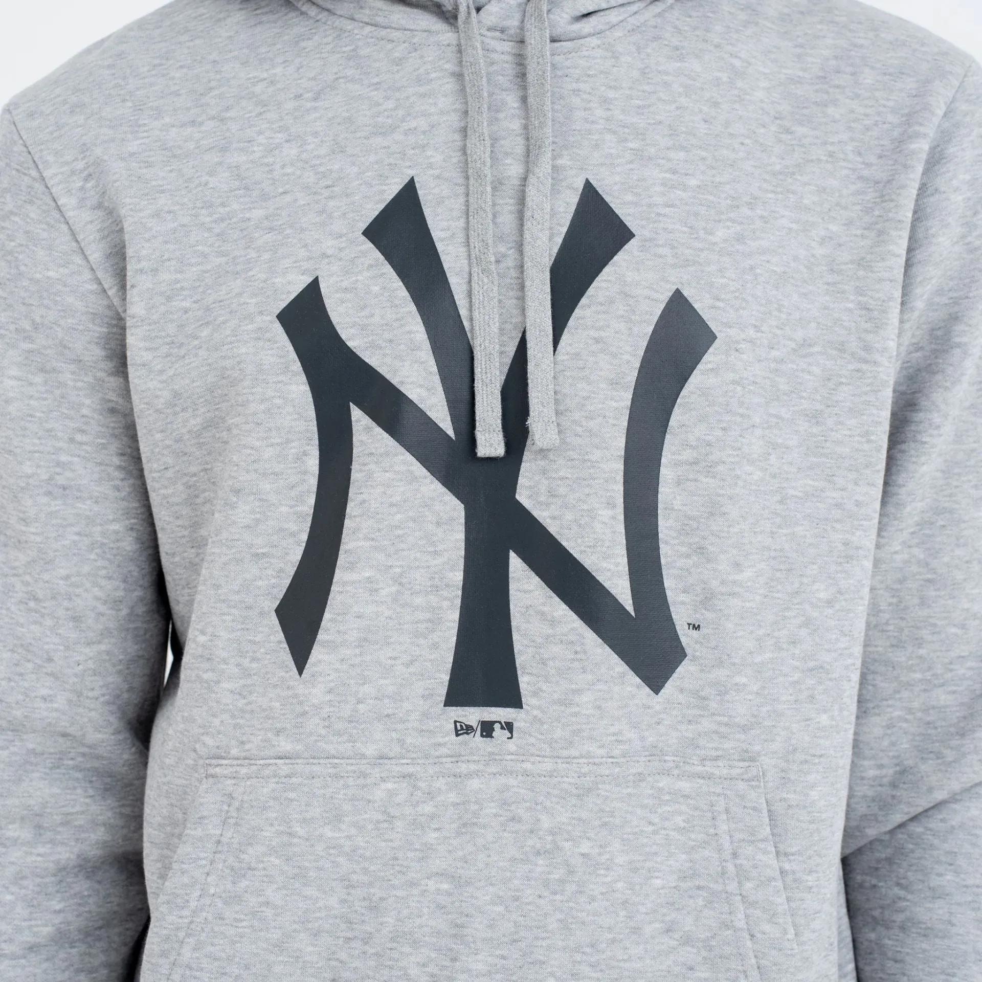 New York Yankees MLB Regular Grey Pullover Hoodie