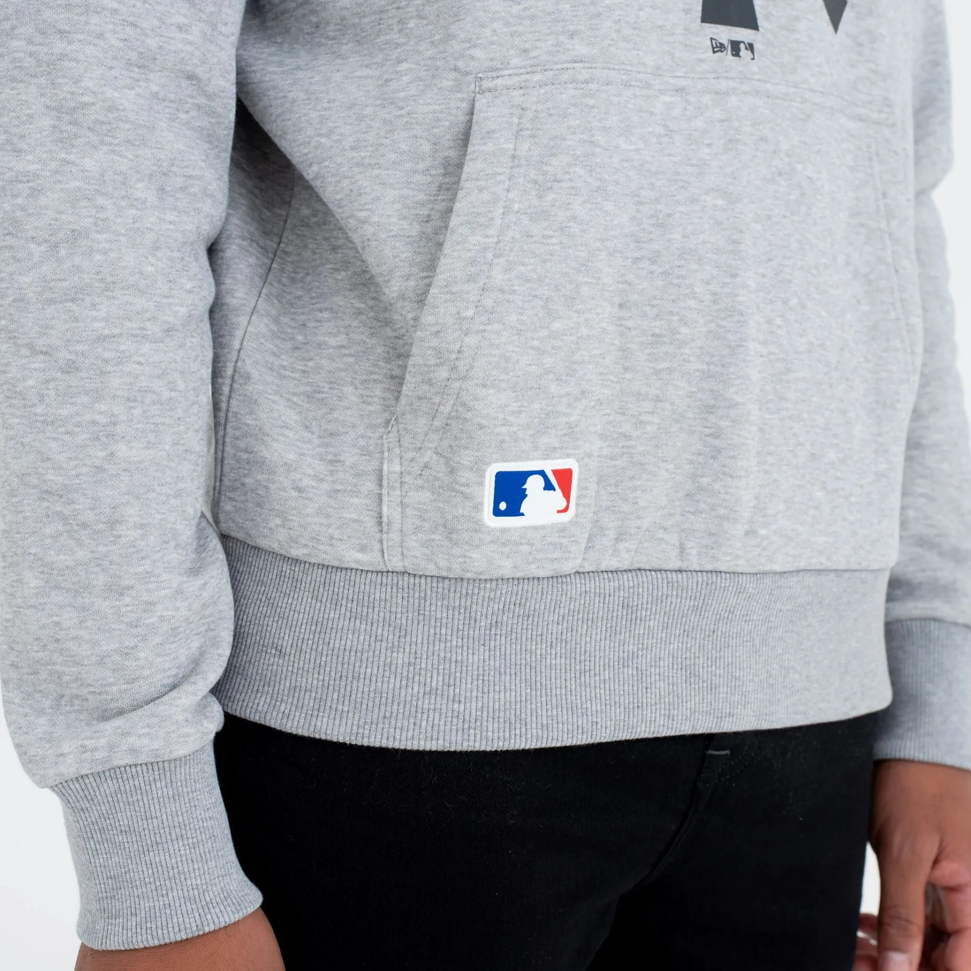 New York Yankees MLB Regular Grey Pullover Hoodie