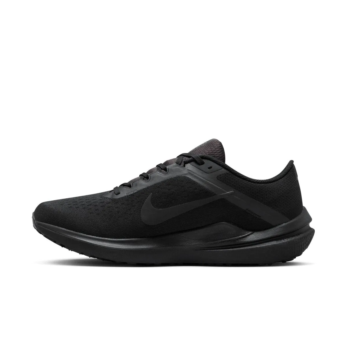 NIKE MEN'S WINFLO 10 TRIPLE BLACK ROAD RUNNING SHOES