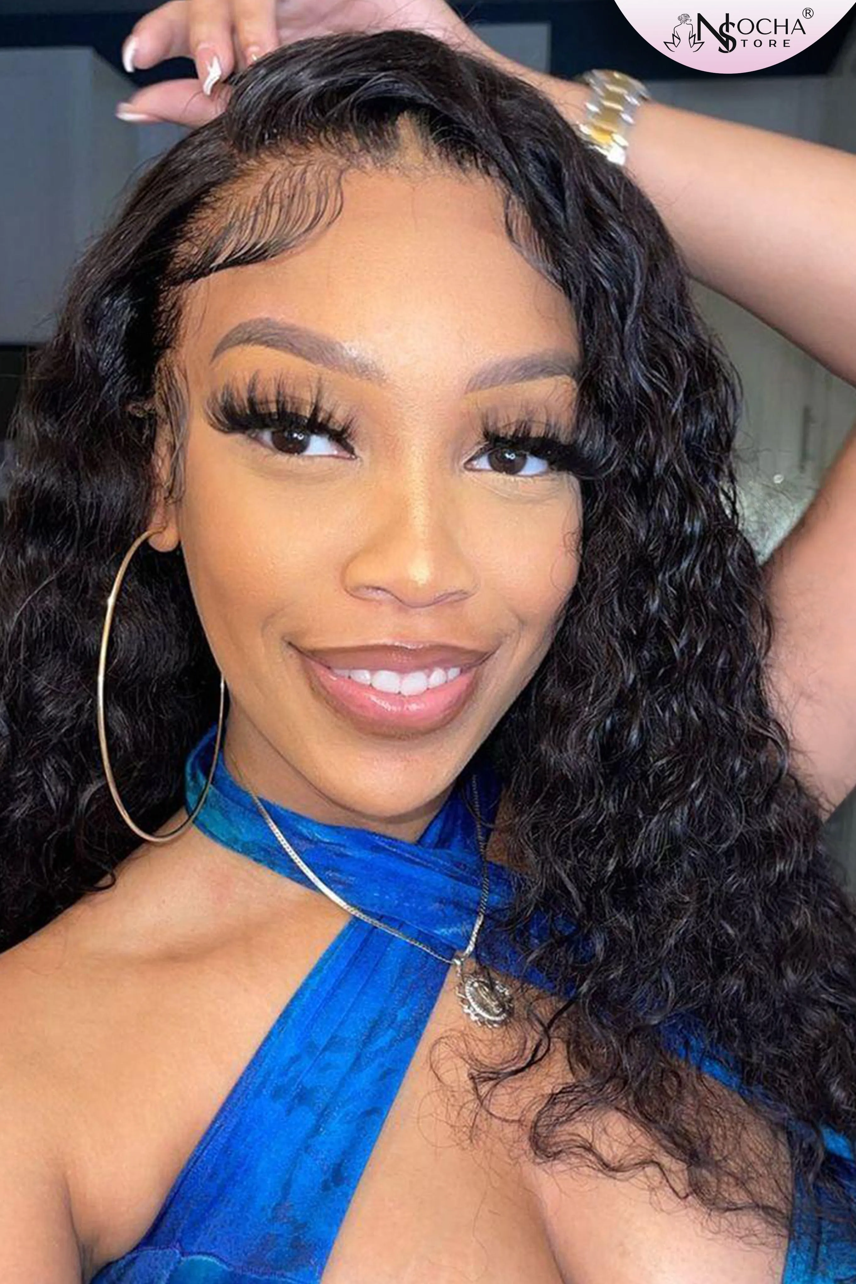 Nocha Water Wave HD Lace Front Wigs Human Hair