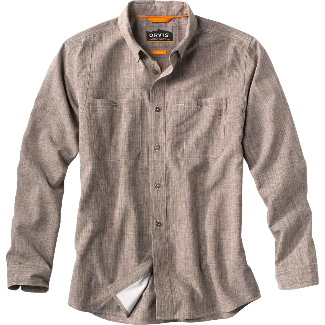 Orvis Tech Chambray Long Sleeve Work Shirt - Men's