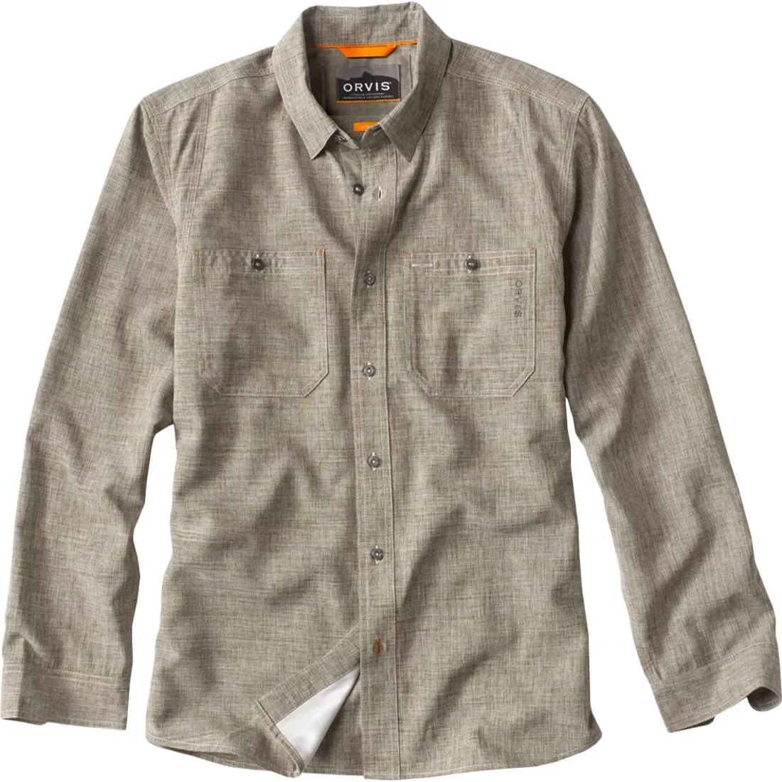 Orvis Tech Chambray Long Sleeve Work Shirt - Men's