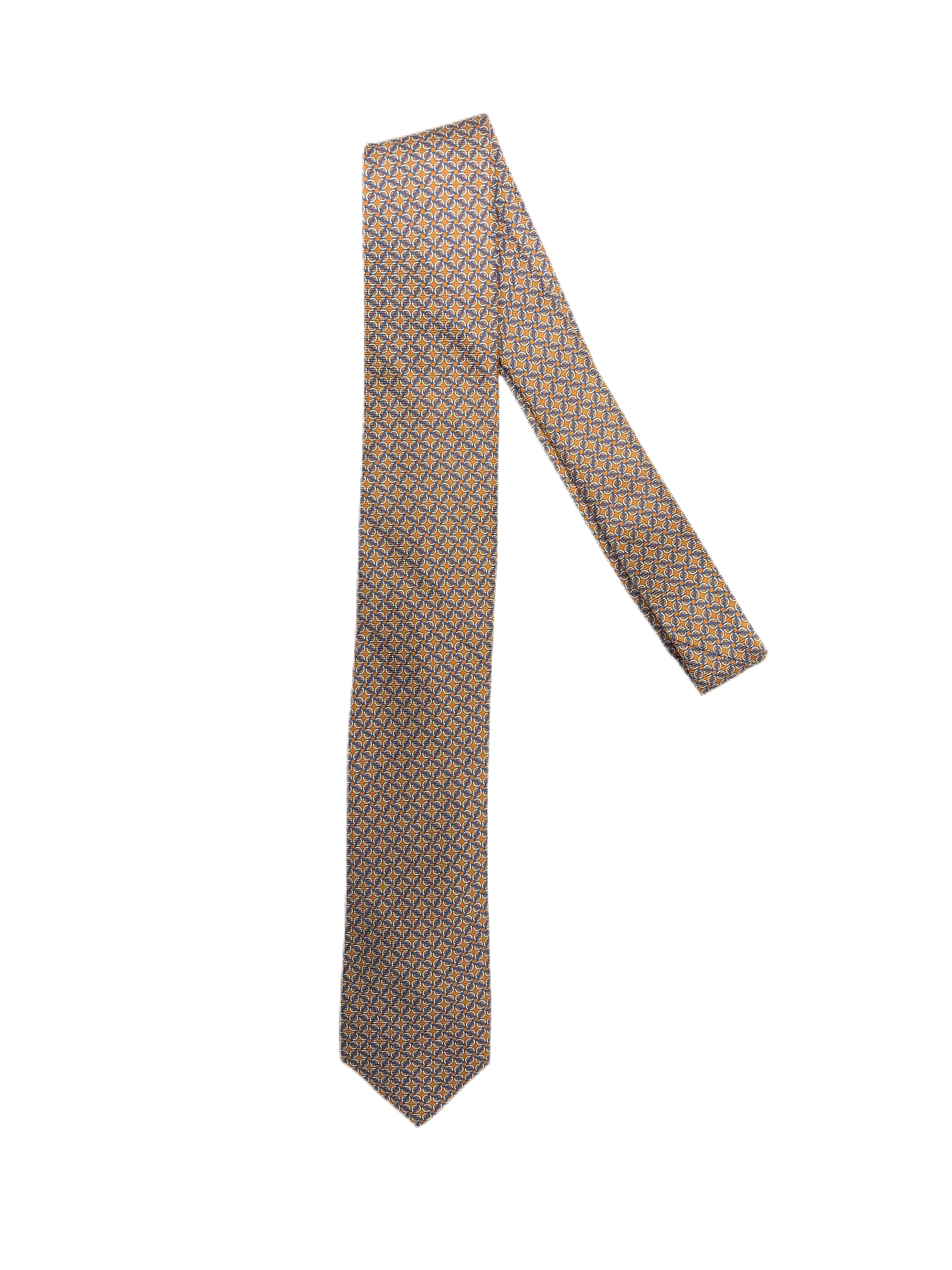 Pattern Silk Blend Tie